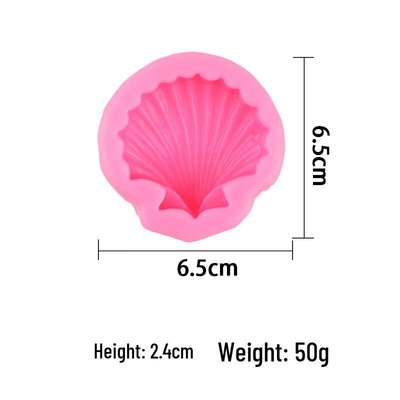 Pabe 3D Muschel Fondant Silikonform