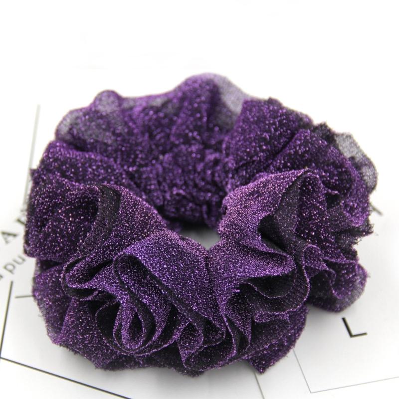 Gauze Scrunchies Women Extra-Large Scrunchie Oversized Thick Elastic Fluffy Hair Ties Hair Scrunchies Ponytail Holder
