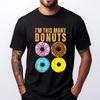 Kids Cute Donut 4th Birthday I M This Many Donuts White T Shirt Men Mans T Shirts Geek