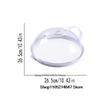 Microwave food splash proof cover household oven heating cover plate utensils accessories transparent cover handle cooking