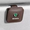 Car Sunglasses Clip Magnetic Sun Visor Card Storage Clips For Skoda octavia 3 2 superb 3 kodiaq Fabia Kamiq Karoq Accessories  FP1