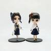 Demon Slayer Kimetsu No Yaiba Cute Kawaii Q Posket Figure Nezuko Tanjirou Zenitsu Shinobu Giyuu PVC Desktop Ornaments Model Toys