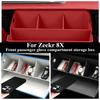 For Zeekr 8X 2026 Car Passenger Glove Box Storage Tray Silicone Partition Organizer Interior Stowing Modification Accessories