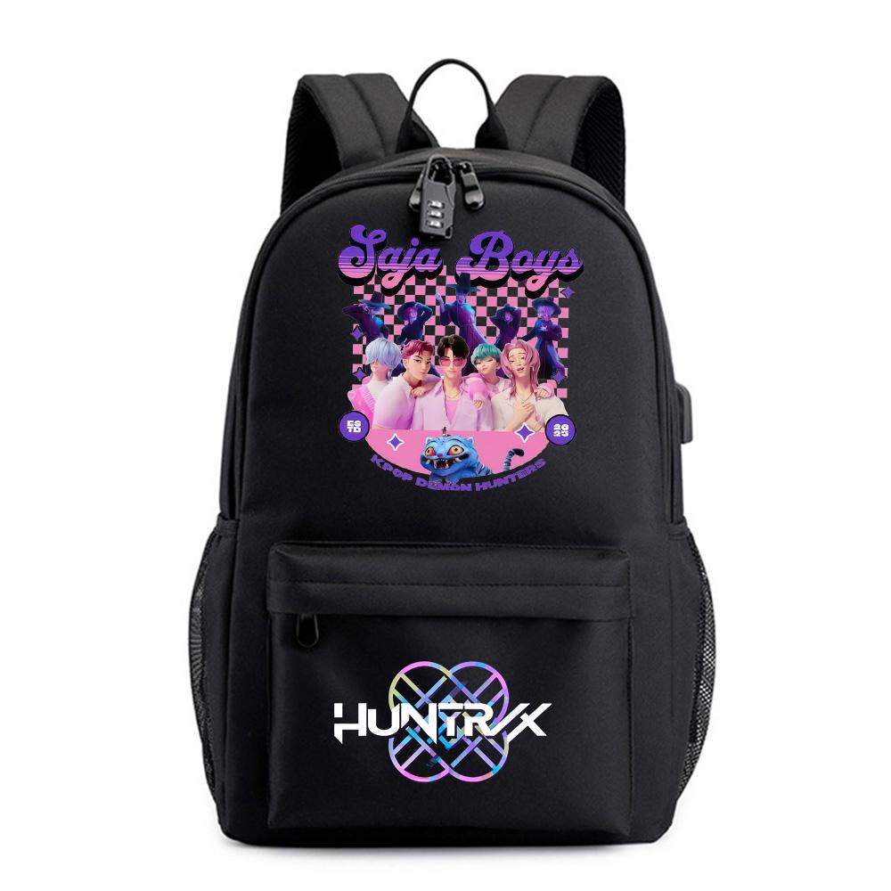 Anime Kreskówka Kpop Drukowany Plecak dla Nastolatka Ucznia Dziewczyny Chłopca Torba na Książki Tornister Damski Duża Pojemność Wodoodporna Torba Podróżna Prezent dla Dziecka