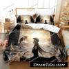 Azur Lane Luxury Bedding Set Japan Anime Cartoon Duvet Cover Set Comforter Bedspread Linen Twin Single Size Printed Home Textile