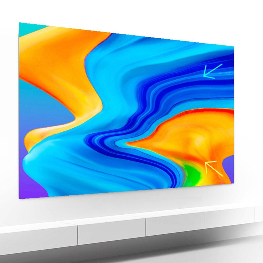 WANBO HD Anti-Light Projection Screen, 150° Visual View, 30° Visual Gain Angle, 1.8 Times Color Gain, 16:9