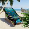 Underwater Coral Reef with Colorful Fish Beach towel quick-drying for travel outdoor sports jogging beach and swimming