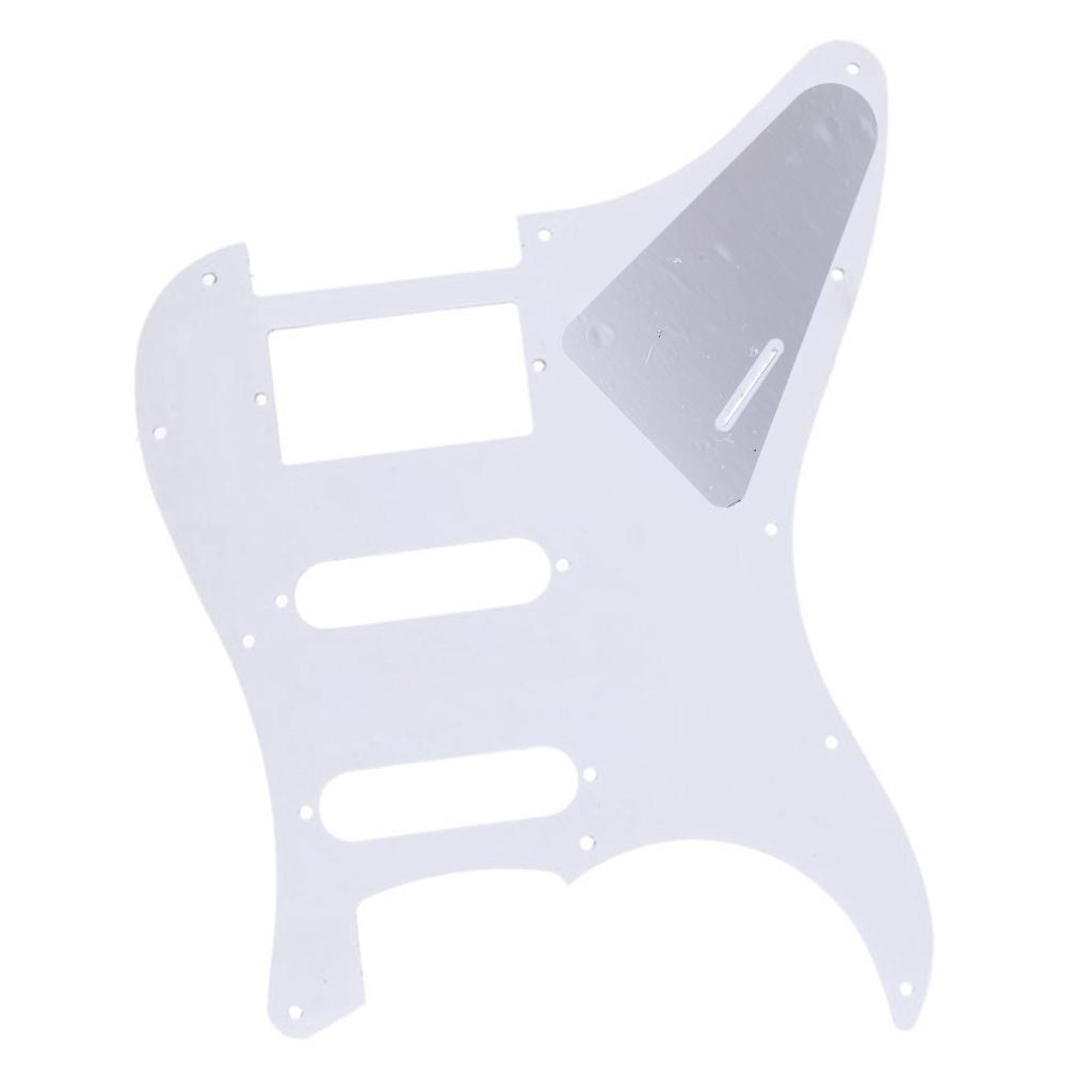 Elektrická kytara Pickguard 3vrstvá deska proti poškrábání pro FD ST S-S-Double Díly Wh