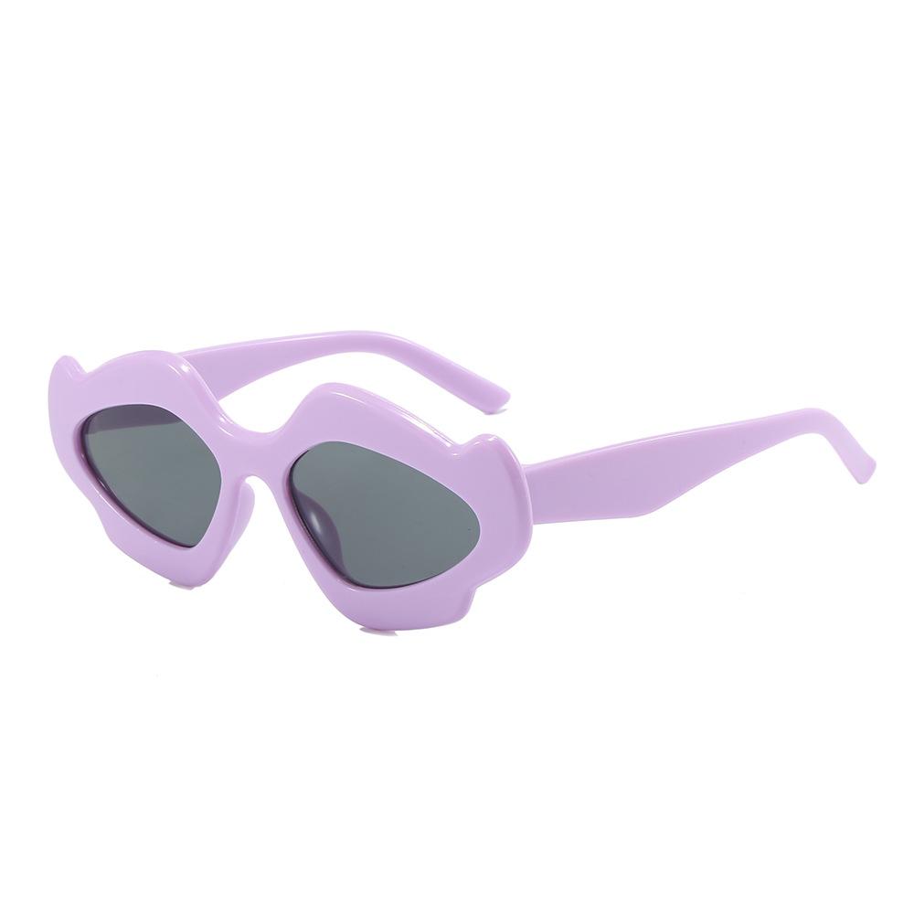 New Retro Fashion Women Sunglasses UV400 Special Shaped Personality Street Hip Hop Trend Men Sun Glasses