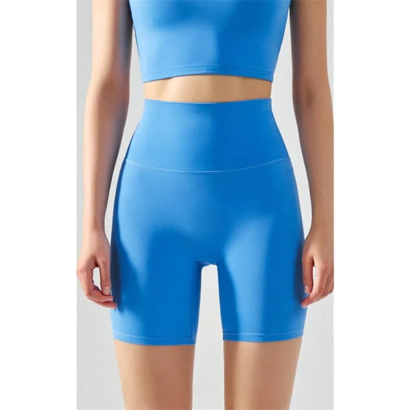 One Size Four-point Yoga Shorts Summer High Waist Seamless Fitness Sports Tight-fitting Cycling Yoga Pants