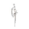 1PC Star Fringe Brooch Design Sense Rhinestone Corsage Luxury Temperament Accessories Women