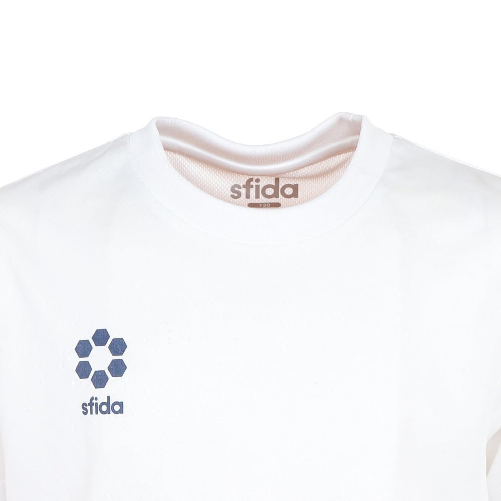 Sfida Practice Shirt (Dry T-Shirt) for Boys, SA-22122, White, 120cm