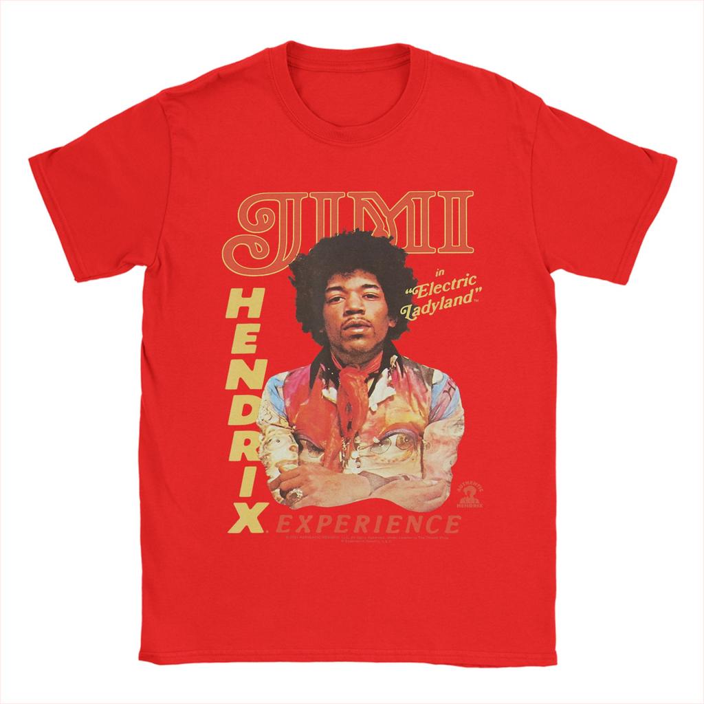 Jimi Hendrix T Shirt Summer Hipster TShirts Mens Cotton Comfortable Plus Size Tees Short Sleeves Awesome Tops