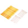 12 Pieces Salon Cold   Rods Hair Roller With Rubber Band Curling Curler Perms Hairdressing Styling Tool for Girls Women Hair