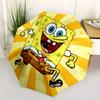 1pc SpongeBob SquarePants Automatic Folding Umbrella - Portable 3-Fold Design, 8-Bone Iron Frame Outdoor Umbrella, Ideal Gift for Fans, Travelers
