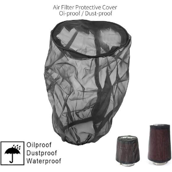Air Filter Cover,Air Intake Filter Sock Cover,Universal Air Filter Protective Cover Dustproof for High Flow Air Intake Filters (Big),Air Intake