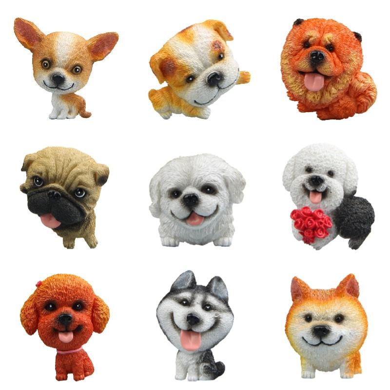 Cute And Cool Corgi Bulldog And Lion Dog Model Figures For Phone Cases And Decorations