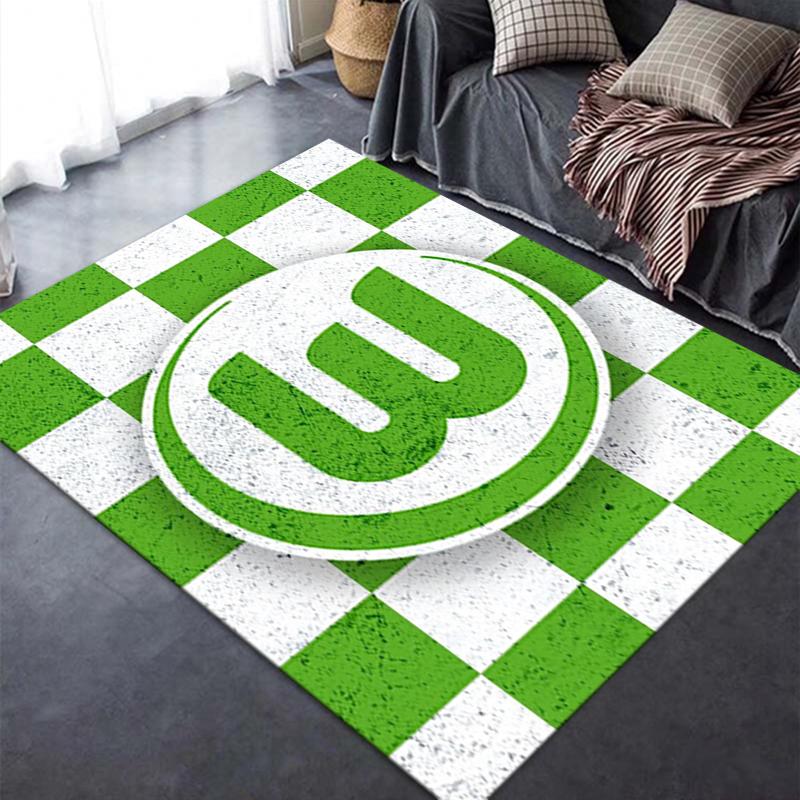 Nuovo Tappeto VfL Wolfsburg 2025 per Soggiorno Camera da Letto Casa Decorazione Divano, Tappetino Antiscivolo per Giochi Bambini 101