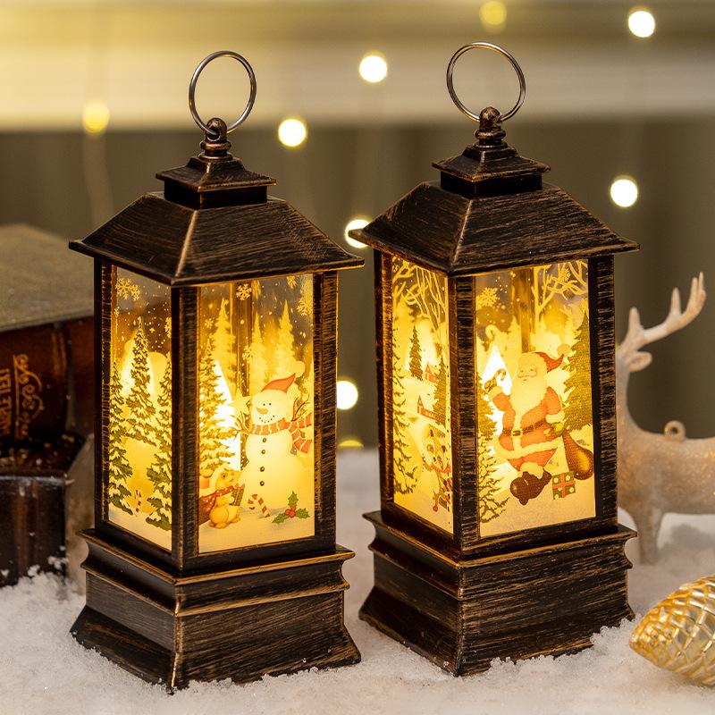 Christmas Decorations Santa Claus Night Light Christmas Ornaments Christmas Gifts Christmas Crafts Wind Lanterns