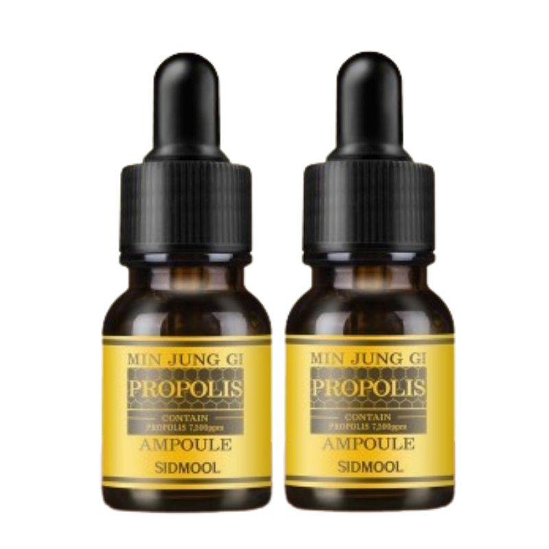 SIDMOOL Min Jung Gi Propolis Ampoule 7500ppm 11ml Concentrated Propolis Extract Korean Facial Ampoule for Targeted Daily Skin Care