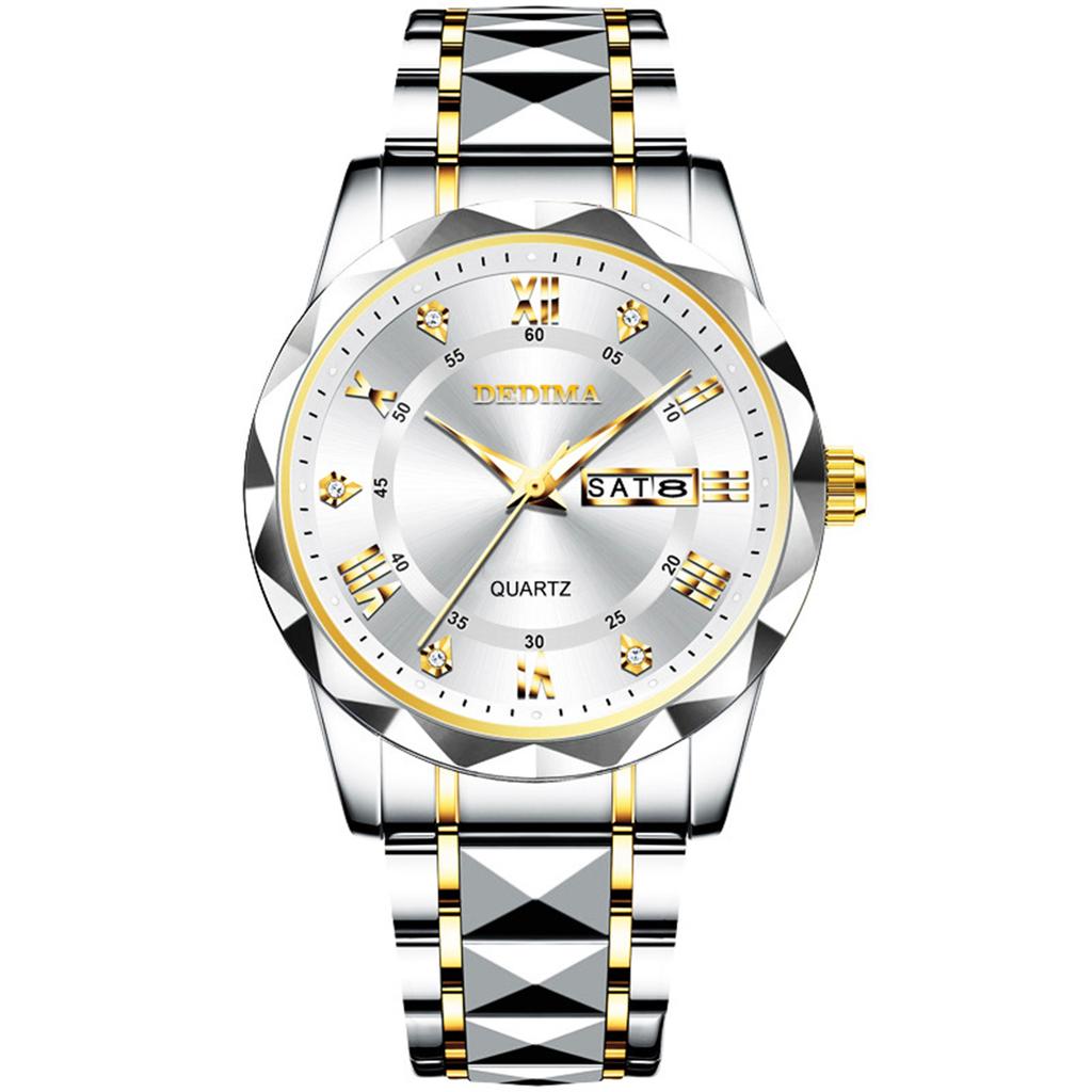 Men's Waterproof Luminous Running Alarm Clock Watch