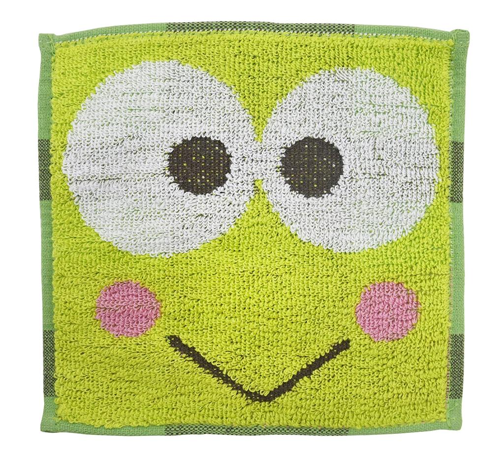 Marushin Mame Keroppi Small Mini 3005055500 Towel, Sanrio, Size,