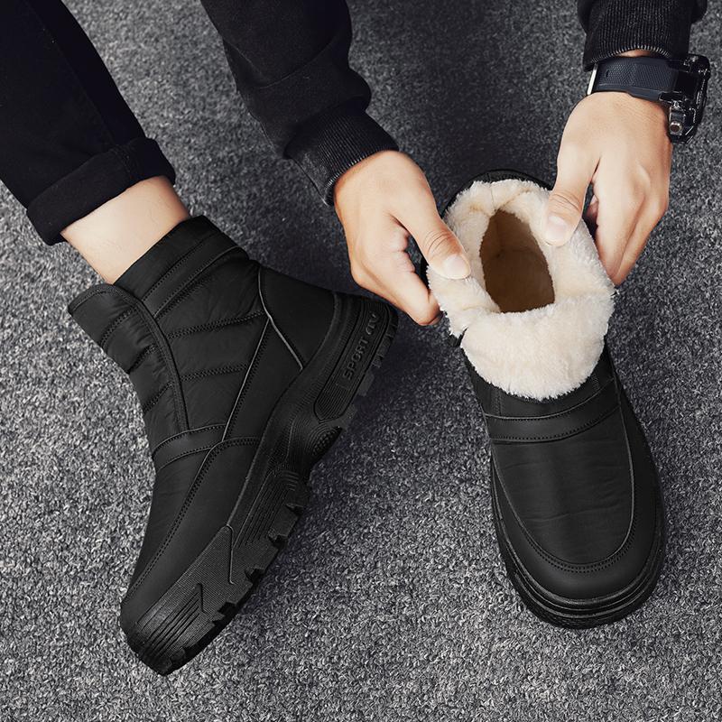 Men's Sneakers Ankle Boots Snow Boots Loafers Casual Sneaker Add Velvet Sports and Leisure Shoes for Men Thick Bottom Non-Slip