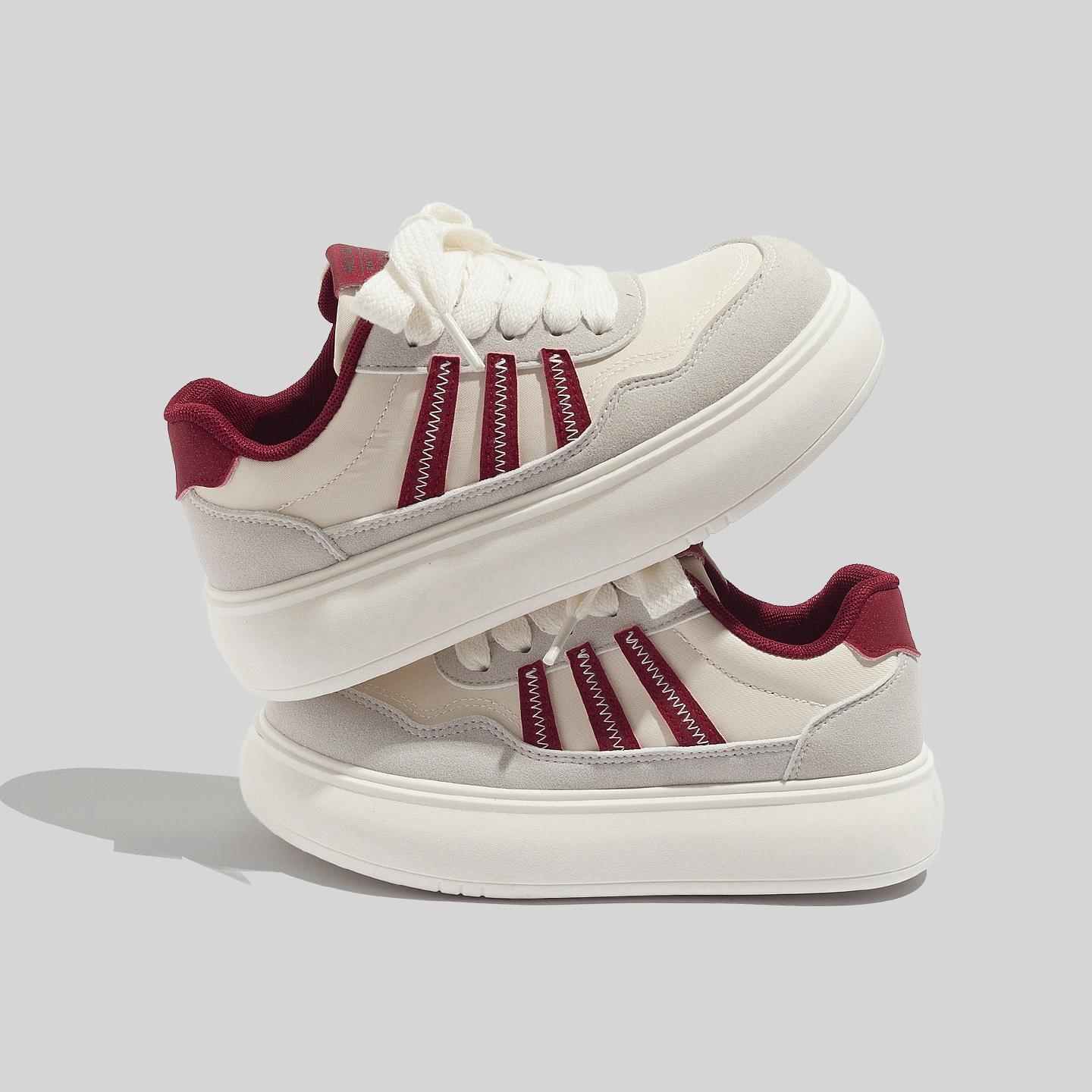 Dexun thick baseplate shoes, autumn new niche low-top student sports B 37