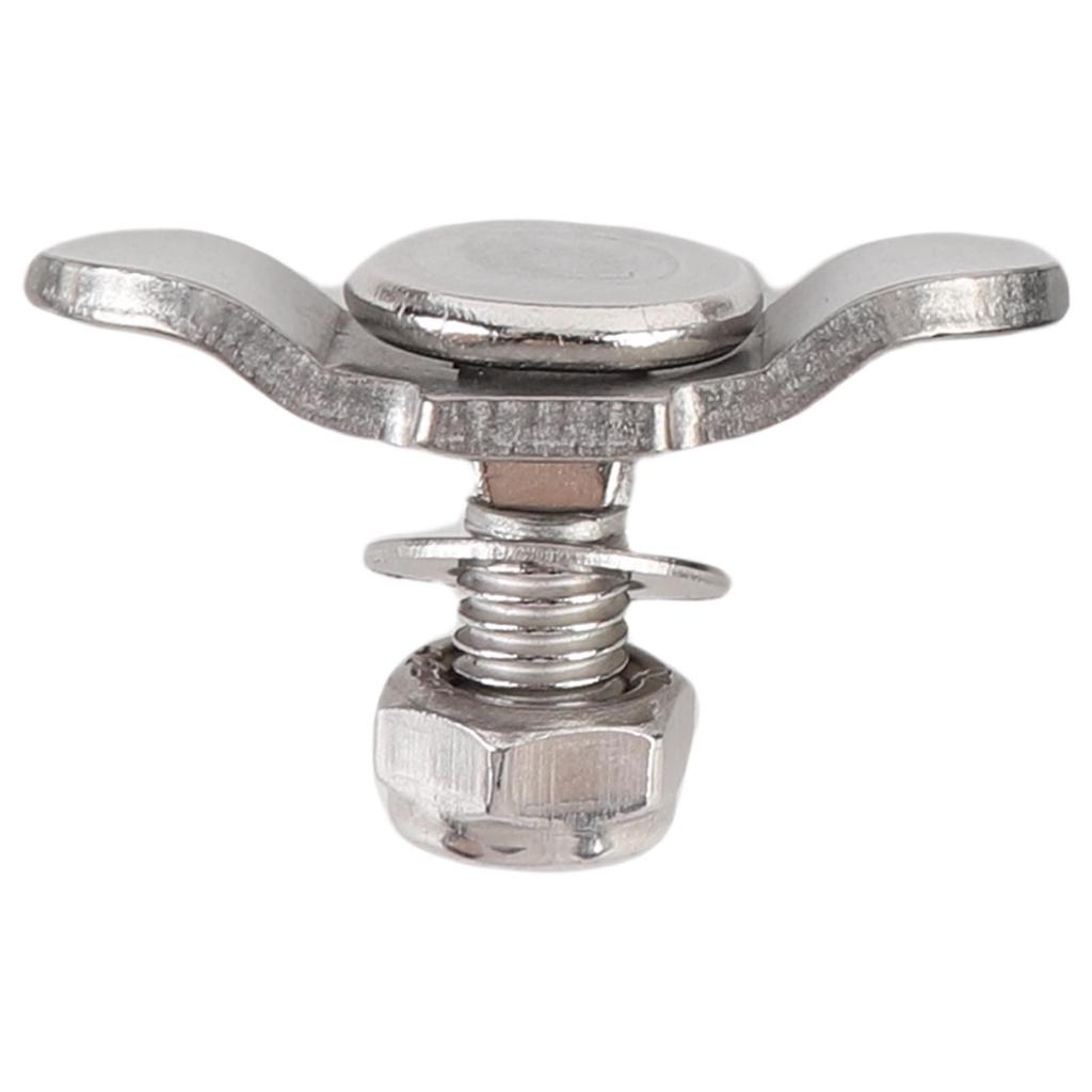 L Track Double Lug Threaded Stud Nut Anti Rusty L Track Tie Down Fitting Versatile 5500lbs Breaking Strength for Pickup RV ATV