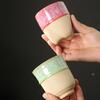 200ML Japanese Style Ceramic Coffee Cup Creativity Retro Kung Fu Tea Cups Single Pottery Drinkware Tableware Water Mugs New