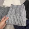 Cute Age-reducing Pointed Cat Ears Wool Hat for Women, Warm In Autumn and Winter, Large Elastic and Thin, Niche Knitted Hat, Cold Hat