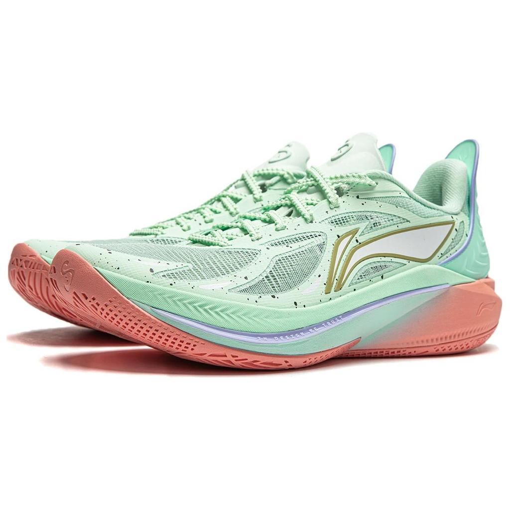 Li-Ning Sonic 12 'Green Orange' Men's ABAU019-5