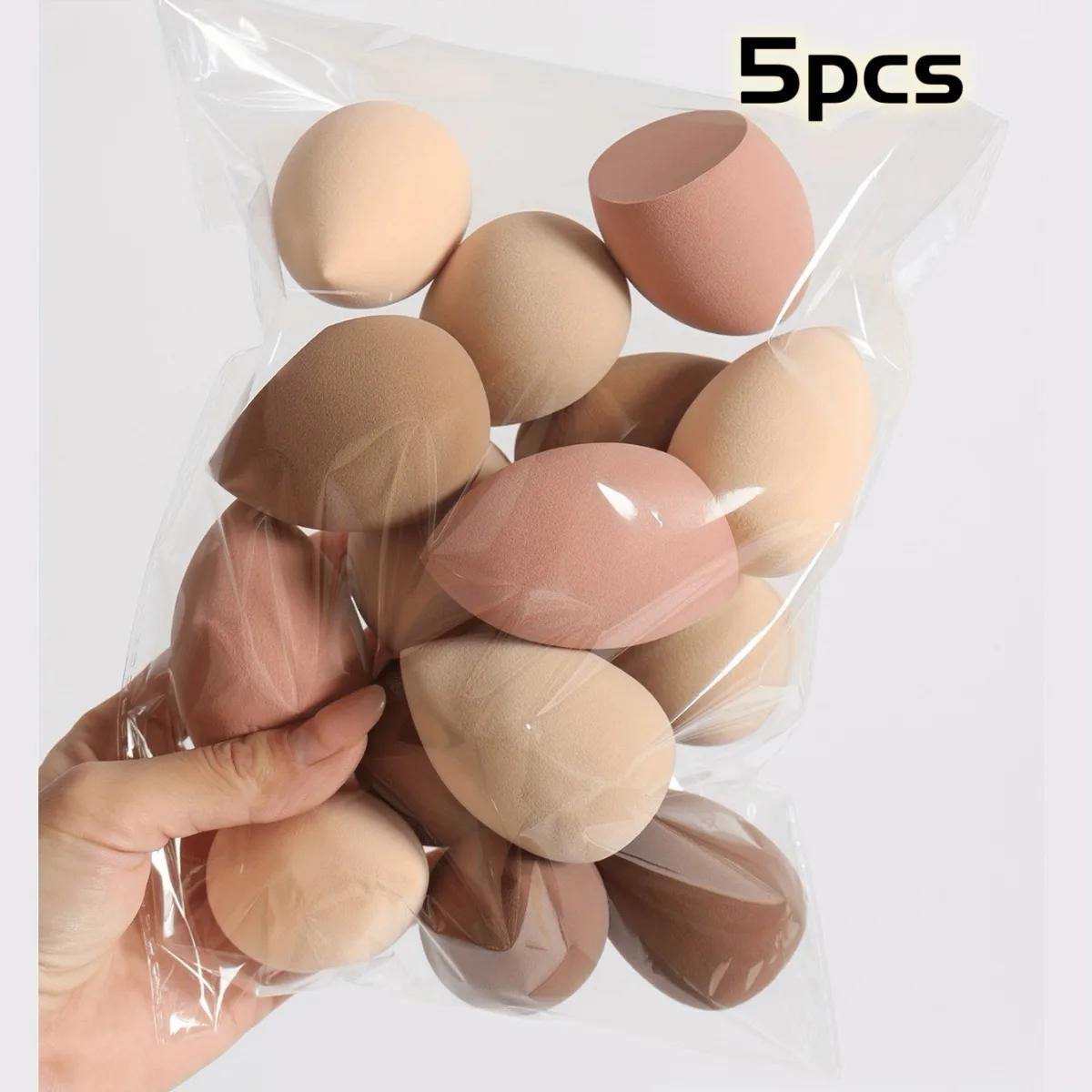 

5-10PCS Ombre Makeup Sponge Set - Vegan Dual Use for Liquid/Powder | Latex-Free Travel Essentials All Skin Types cosmeticos