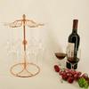 Quick Drainage Goblet Holder 6 Hooks Drinking Glasses Display Stand  Bar Storage