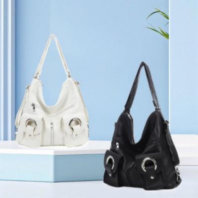 New ArrivalS Open Run Women S caSual Metal Decoration Two Pocket Shoulder Backpa