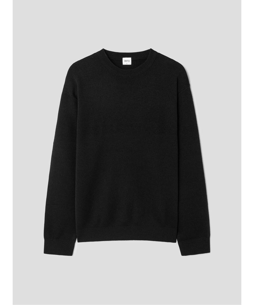 SHIFT.G Basic Crewneck Sweater Black
