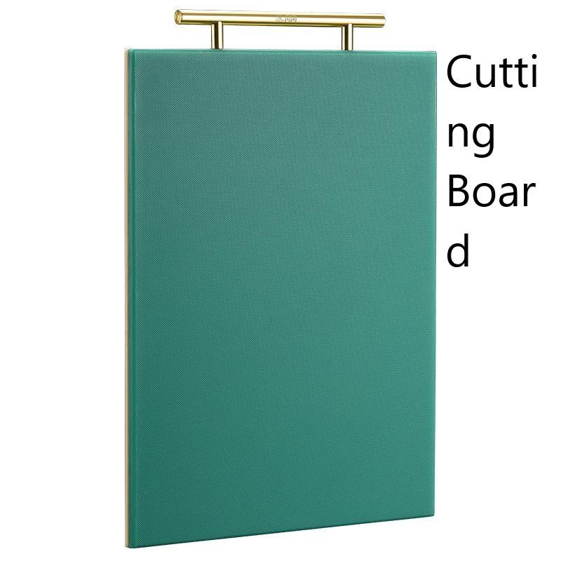 

Высококачественная прочная двухцветная разделочная доска, пищевой полиэтилен, стальная ручка для переноски, нарезка овощей, фруктов, сырых продуктов, приготовленной пищи