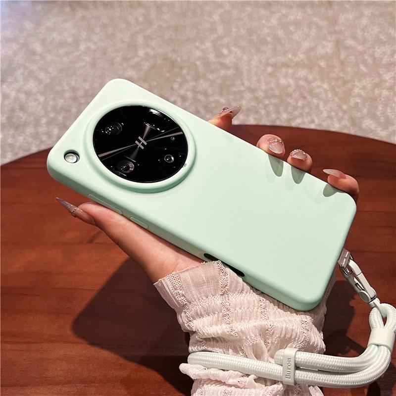 Applicable To OPPOFindX1 Mobile Phone Case Ultra New Pro Liquid Silicone Strap Wristband Lanyard Anti-drop Case