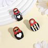 Cultural Costume Collected Enamel Pin Classic  Nesting Doll Metal Brooches Lapel Badge Jewelry Gift For Friends