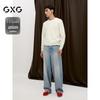 GXG Men's 2024 Autumn Round Neck Knit Sweater