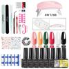 Limegirl Gel Polish Kit with UV Light Nail Art Tools Stickers Decals DIY Set Quick Dry Long Lasting Gift