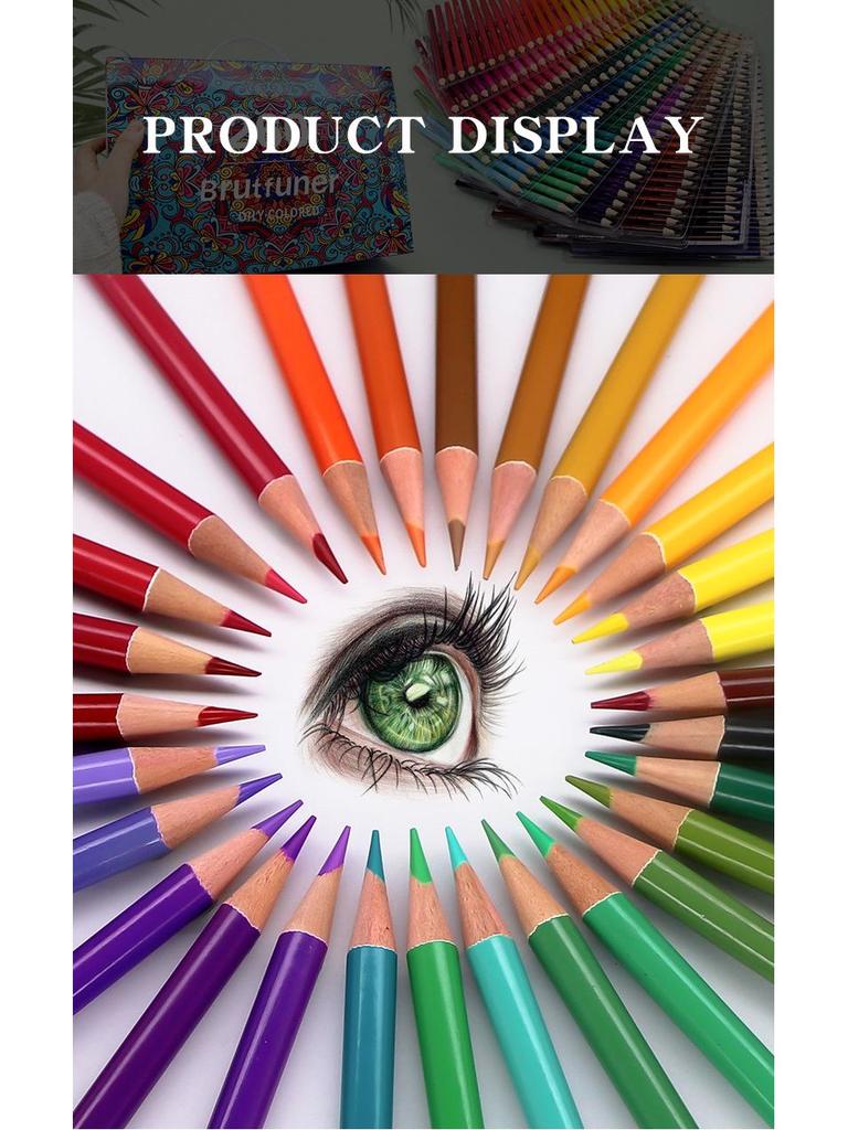 Exclusive Set: 260-Color Oil-Based Colored Pencils for Students & Graffiti Artists