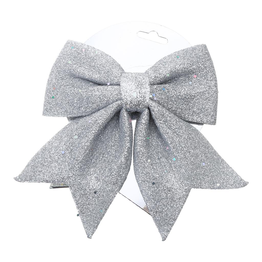 Glitter Christmas Bow Decor Korean Fashion Christmas Tree Wreath Rattan Decorative Accessories