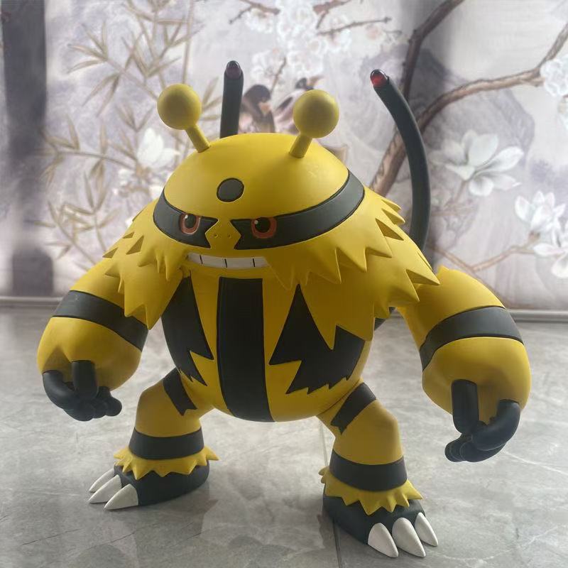 14cm Pokemon Anime Figures Electivire Gk House Pet Cartoon Version Pvc Model Desktop Collection Birthday Toy Gift Q Kid Friendly Entertaining Fun Play