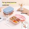 Zhinianhua Mikrowellengeeignetes Compartiment-Lunchbox-Set
