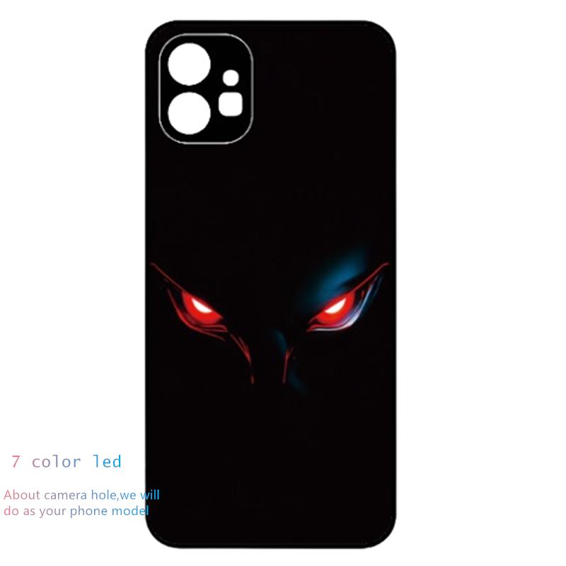 For Nothing Phone 3a LED Cover Nothing Phone 3a Pro Flash Fundas Camera Protector Luminous Back Case For Nothing Phone 1 2 3