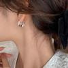 925 Sterling Silver Hoop Earrings: New 2023 Luxury Style Women's Studs with High-End Feel