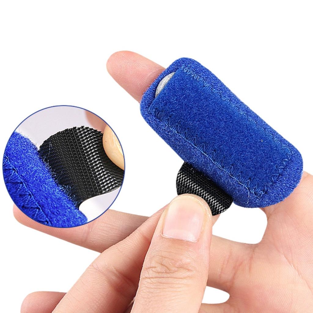 5Pcs Adjustable Finger Fixation Strap With Aluminum Strip Trigger Finger Splint Corrector Brace Finger Guard Sleeve For Support
