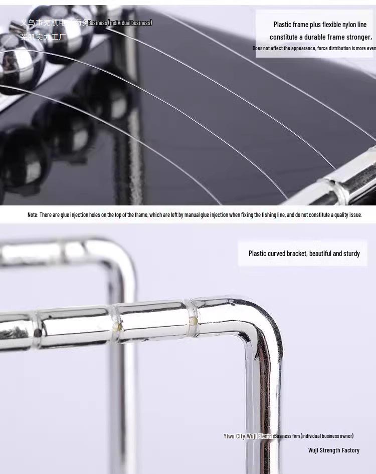 Culla di Newton Fisica Biliardo: Ornamento da Ufficio Creativo e Regalo Decompressione