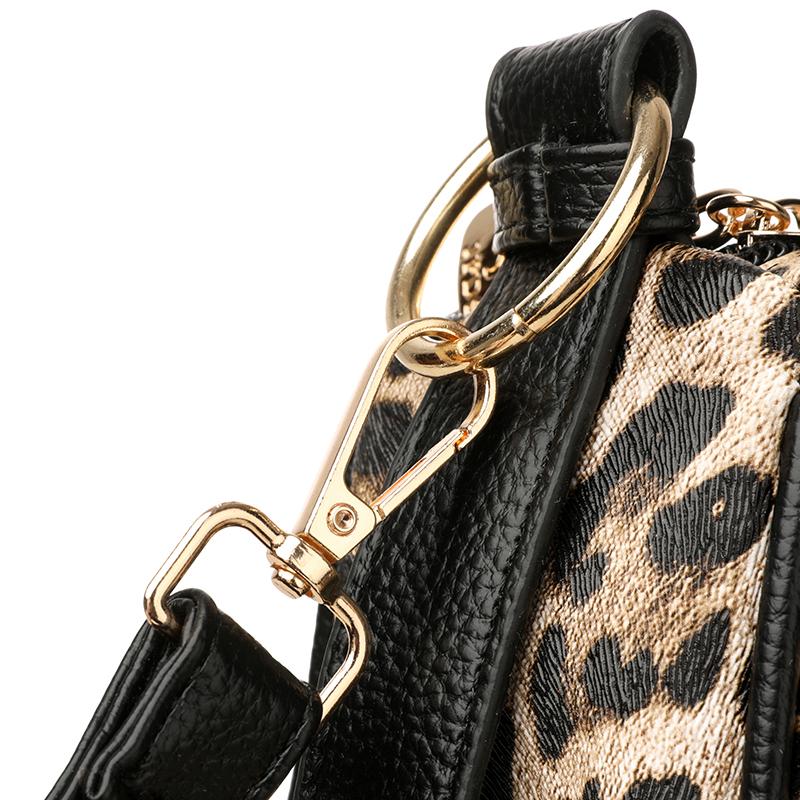 Women's Small Square Bag Leopard Zebra Print Commuter Crossbody Bag Mother Bag